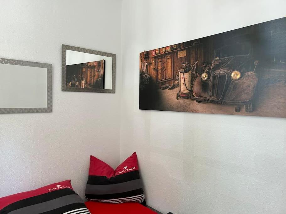 Ruhige Wohnung Im Fabrikstil In Chemnitz Dış mekan fotoğraf
