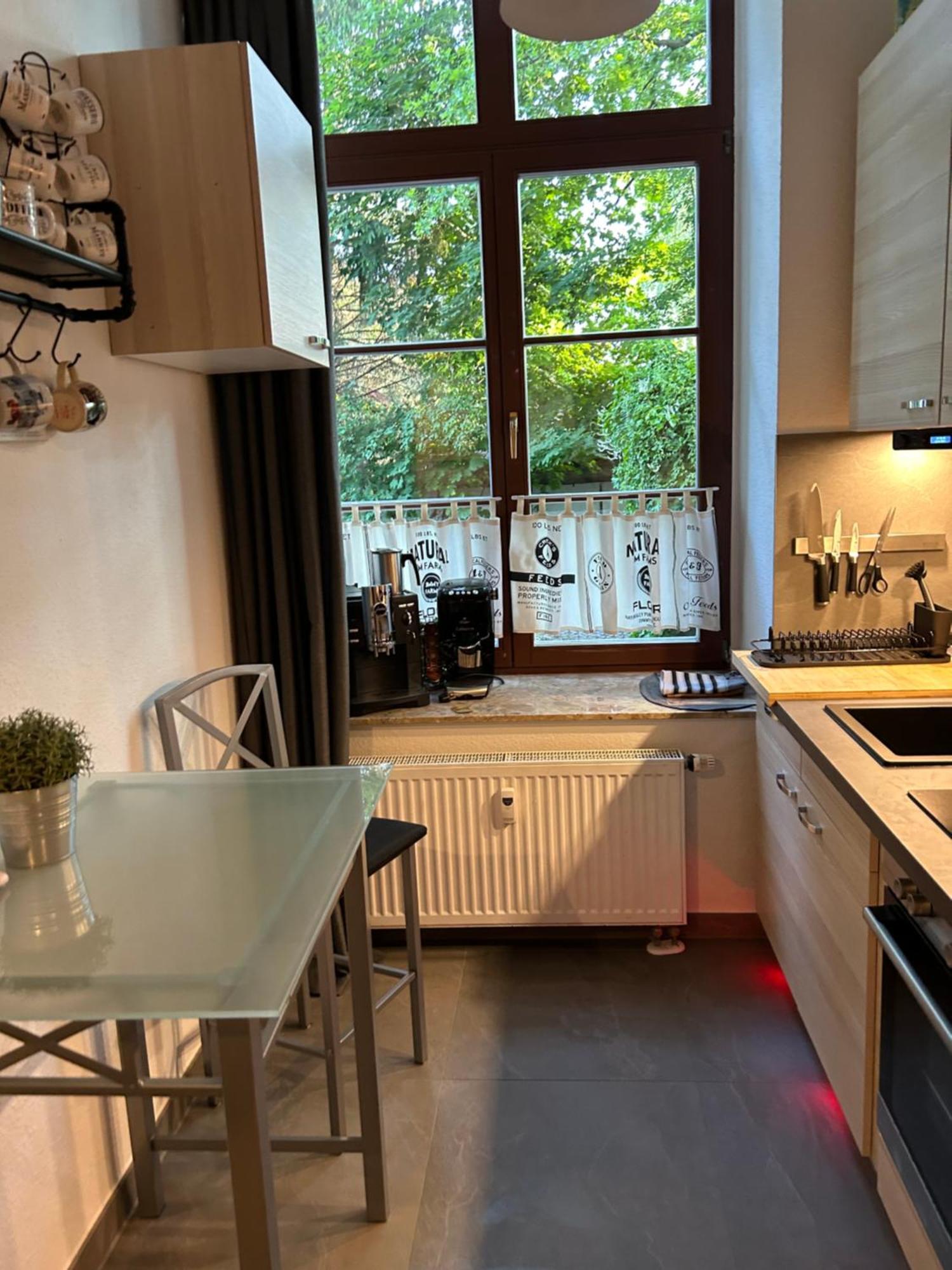 Ruhige Wohnung Im Fabrikstil In Chemnitz Dış mekan fotoğraf